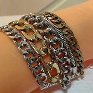 Jenny Bird Chain Bracelet Gold and Silver